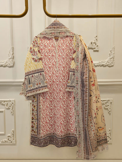 AGHA NOOR 2 Piece -Digital Printed Cambric Suit S115121