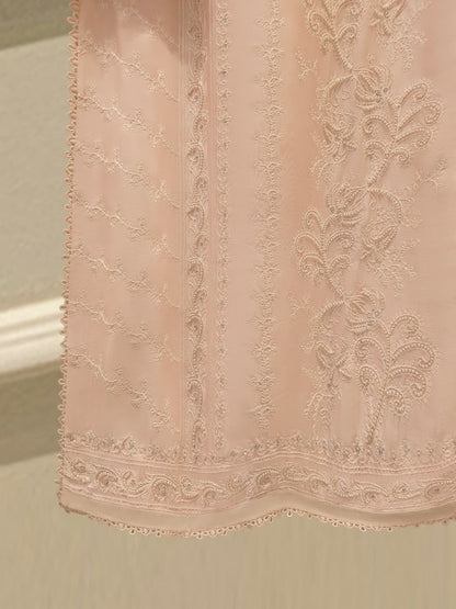 AGHA NOOR 3 Piece- Pure Shisha Silk Embroidered Suit S115122