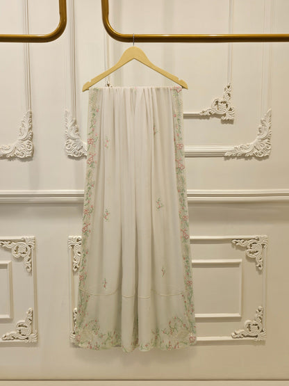 AGHA NOOR 3 Piece- Pure Sheesha Silk Embroidered Suit S115118