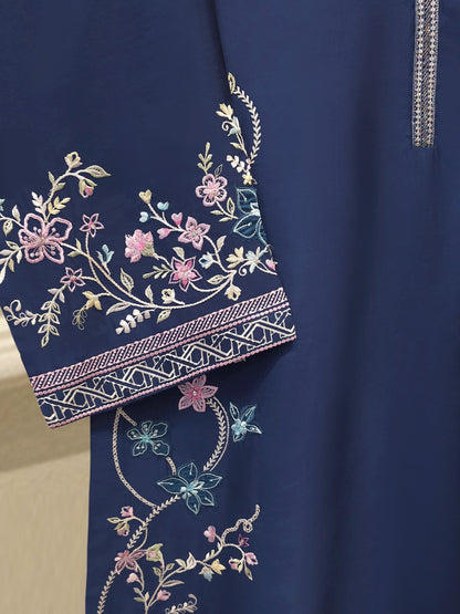 AGHA NOOR 2 Piece- Pure Shisha Silk Embroidered Suit S115120