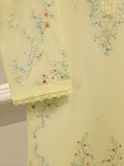 AGHA NOOR 2 Piece - Embroidered Cambric Suit S115126