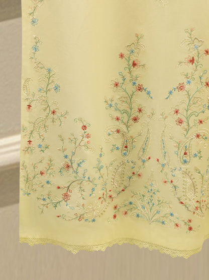 AGHA NOOR 2 Piece - Embroidered Cambric Suit S115126