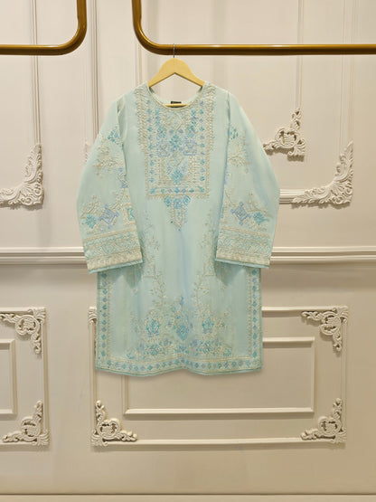 AGHA NOOR 2 Piece - Pure Khaddi Silk Embroidered Suit S115139