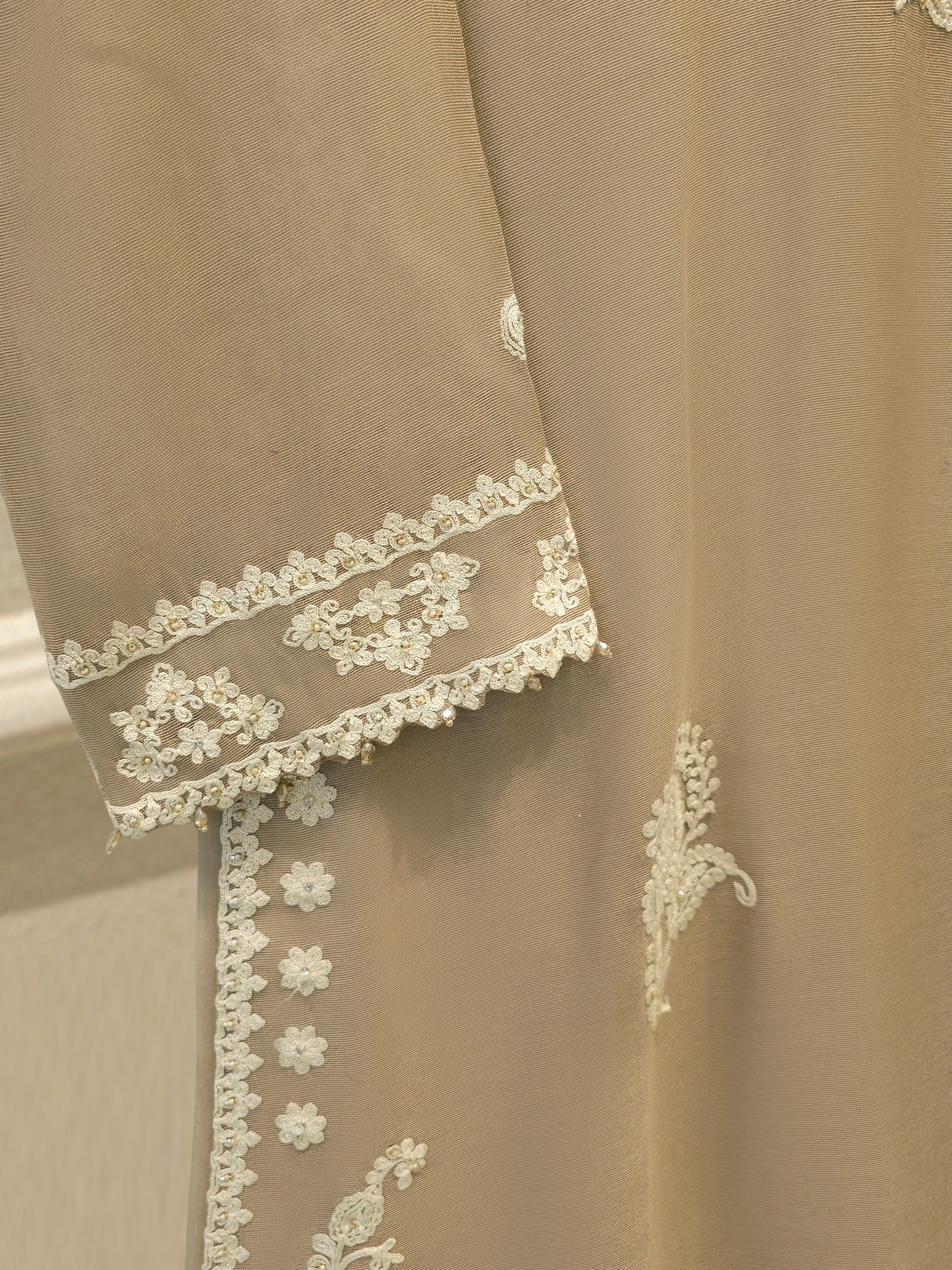 Pure Embroidered Cotton Net Suit | 2 Piece
