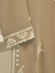Pure Embroidered Cotton Net Suit | 2 Piece