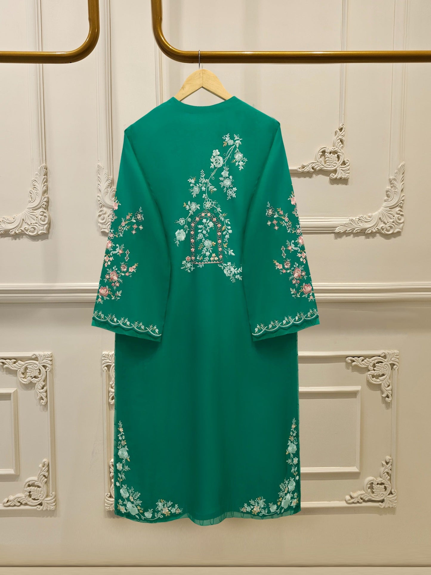 Pure Khaddi Silk Embroidered Suit | 2 Piece