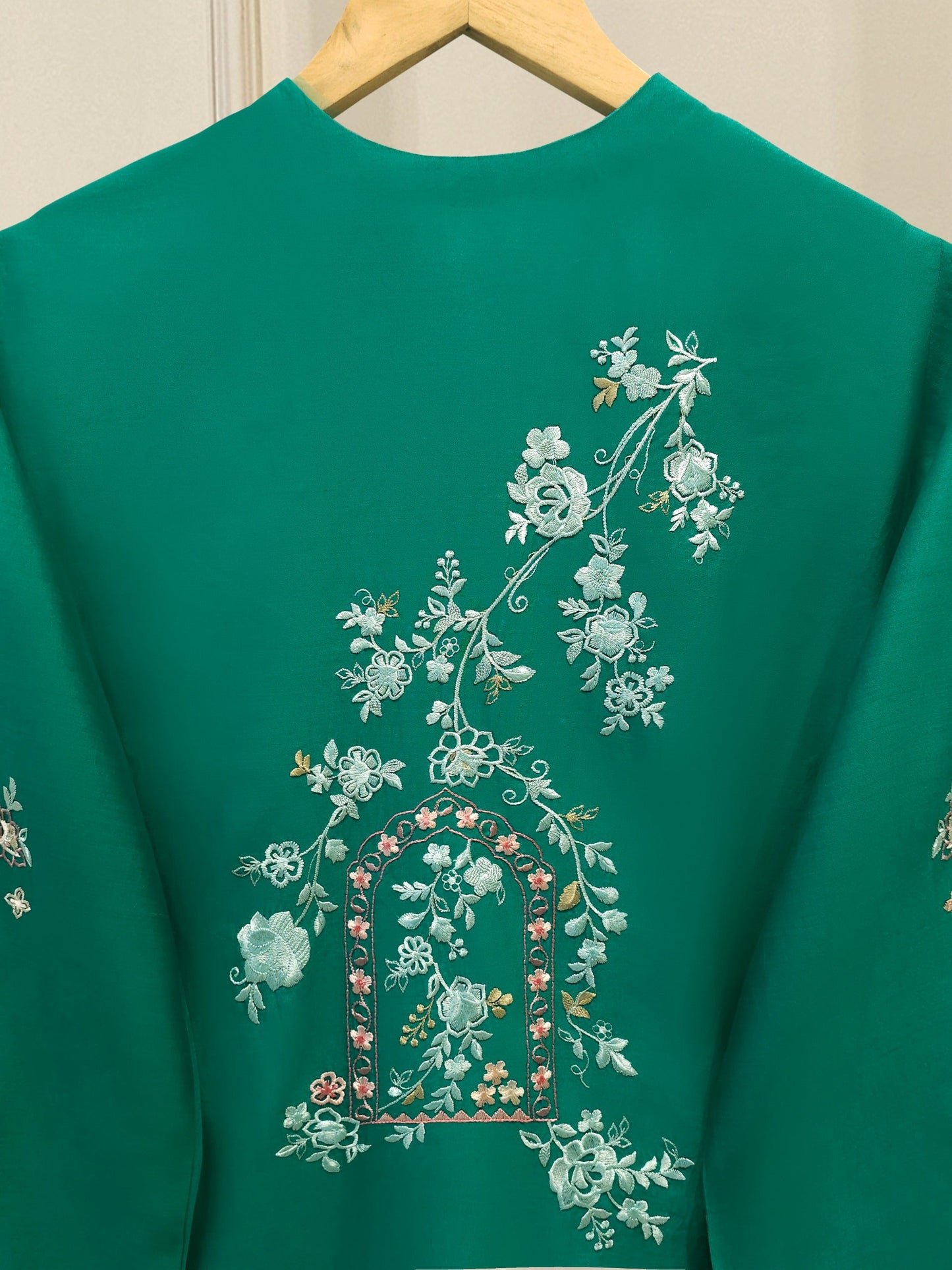 Pure Khaddi Silk Embroidered Suit | 2 Piece