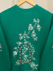 Pure Khaddi Silk Embroidered Suit | 2 Piece