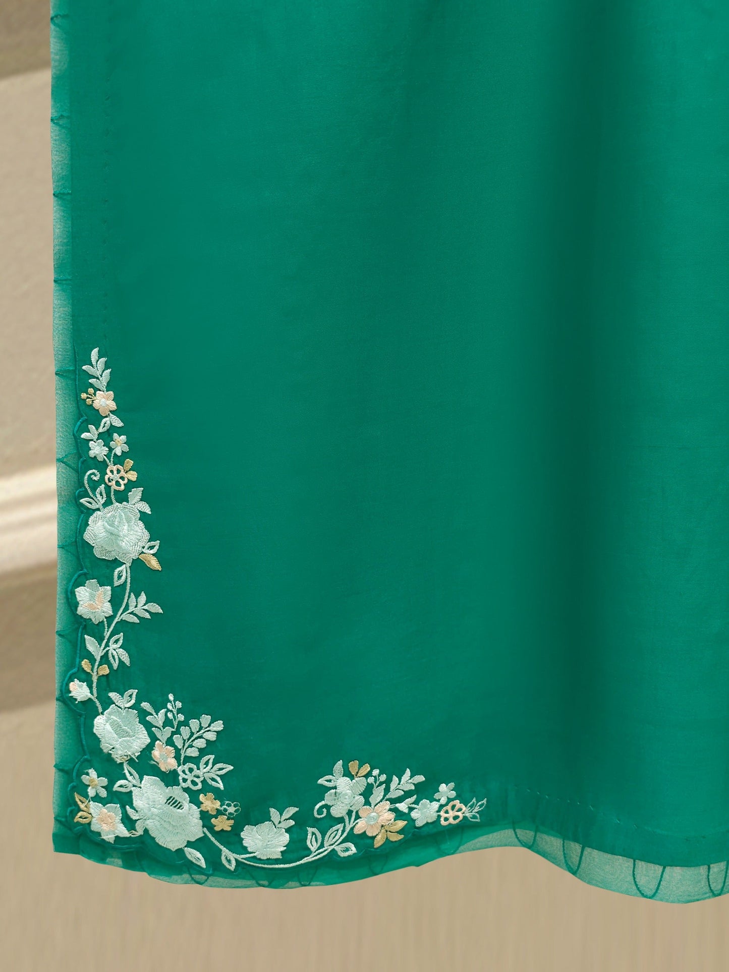 Pure Khaddi Silk Embroidered Suit | 2 Piece