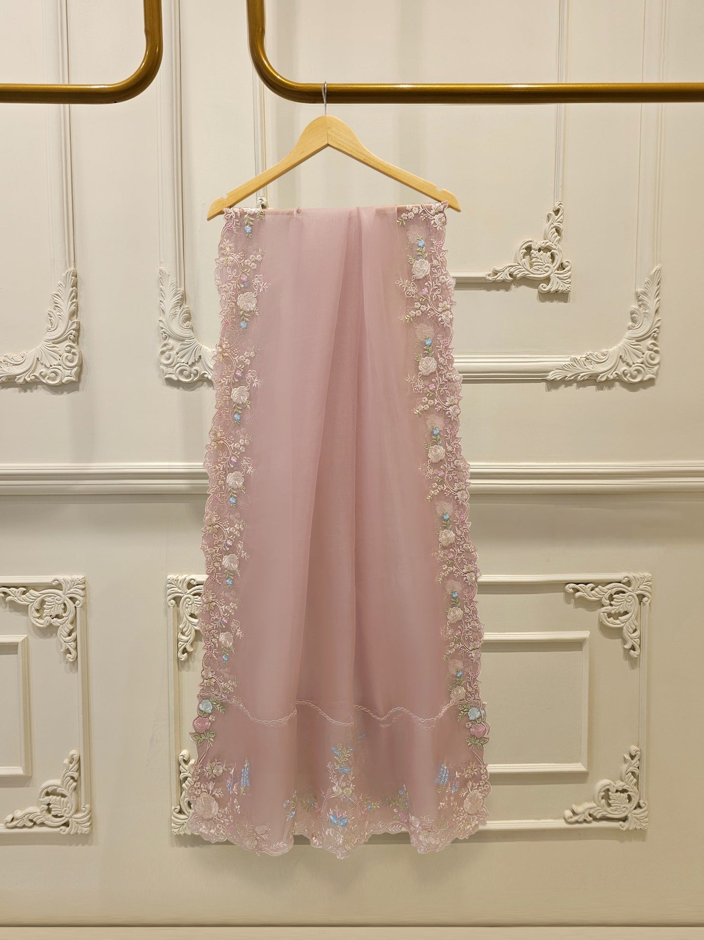 Pure Organza Embroidered Suit | 3 Piece