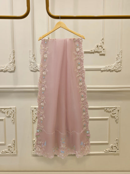 Pure Organza Embroidered Suit | 3 Piece