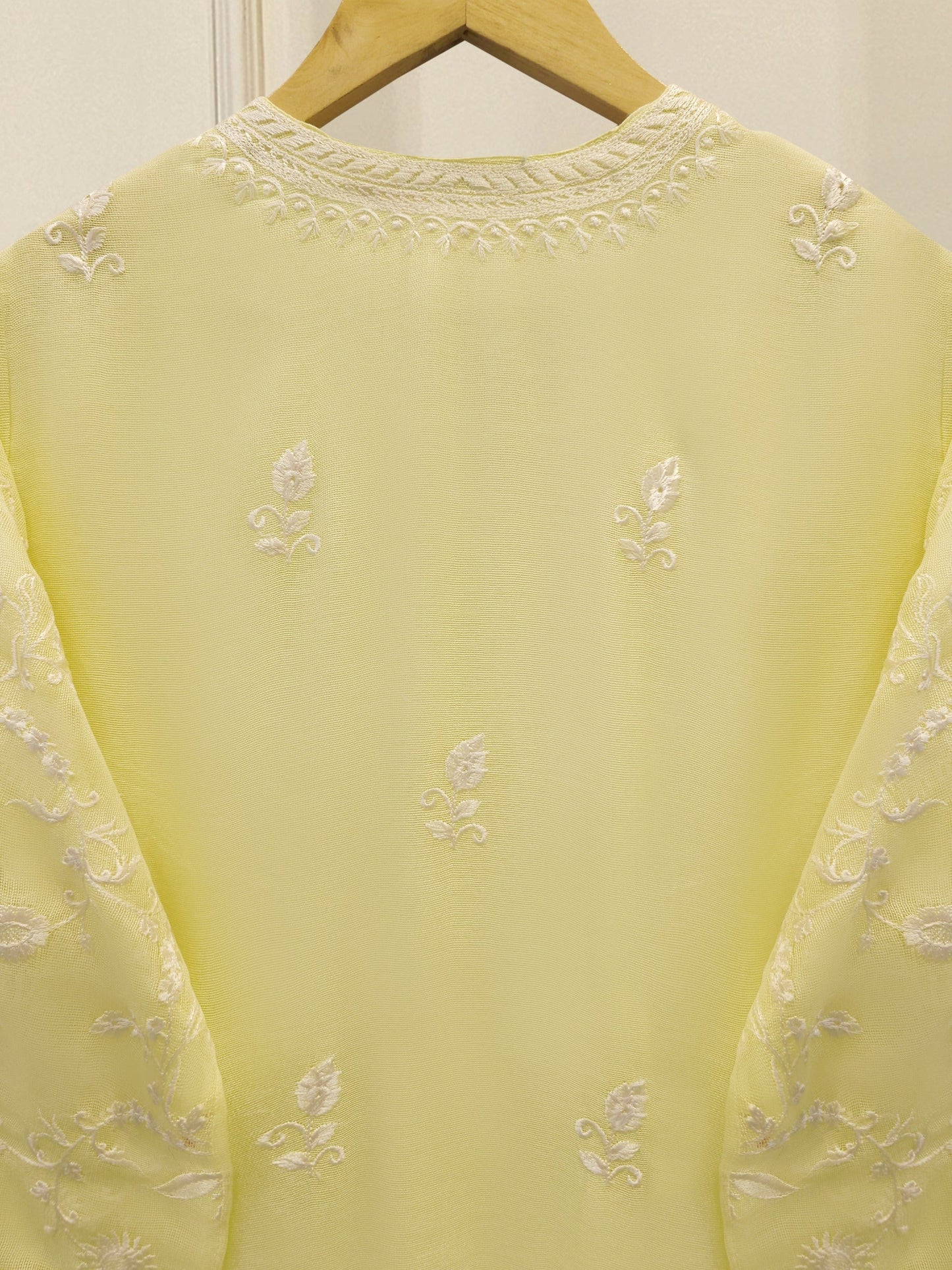 Pure Embroidered Cotton Net Suit | 3 Piece