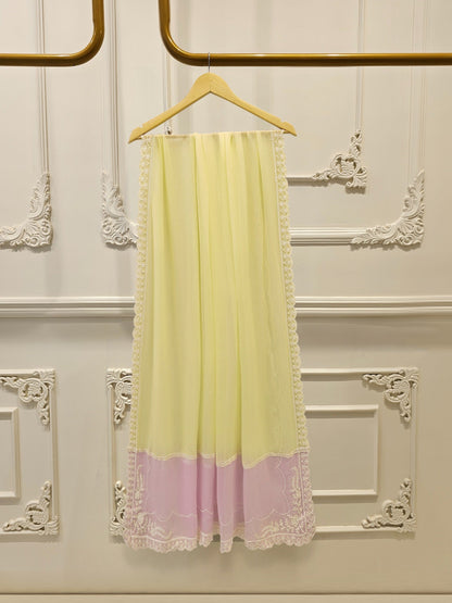 Pure Embroidered Cotton Net Suit | 3 Piece