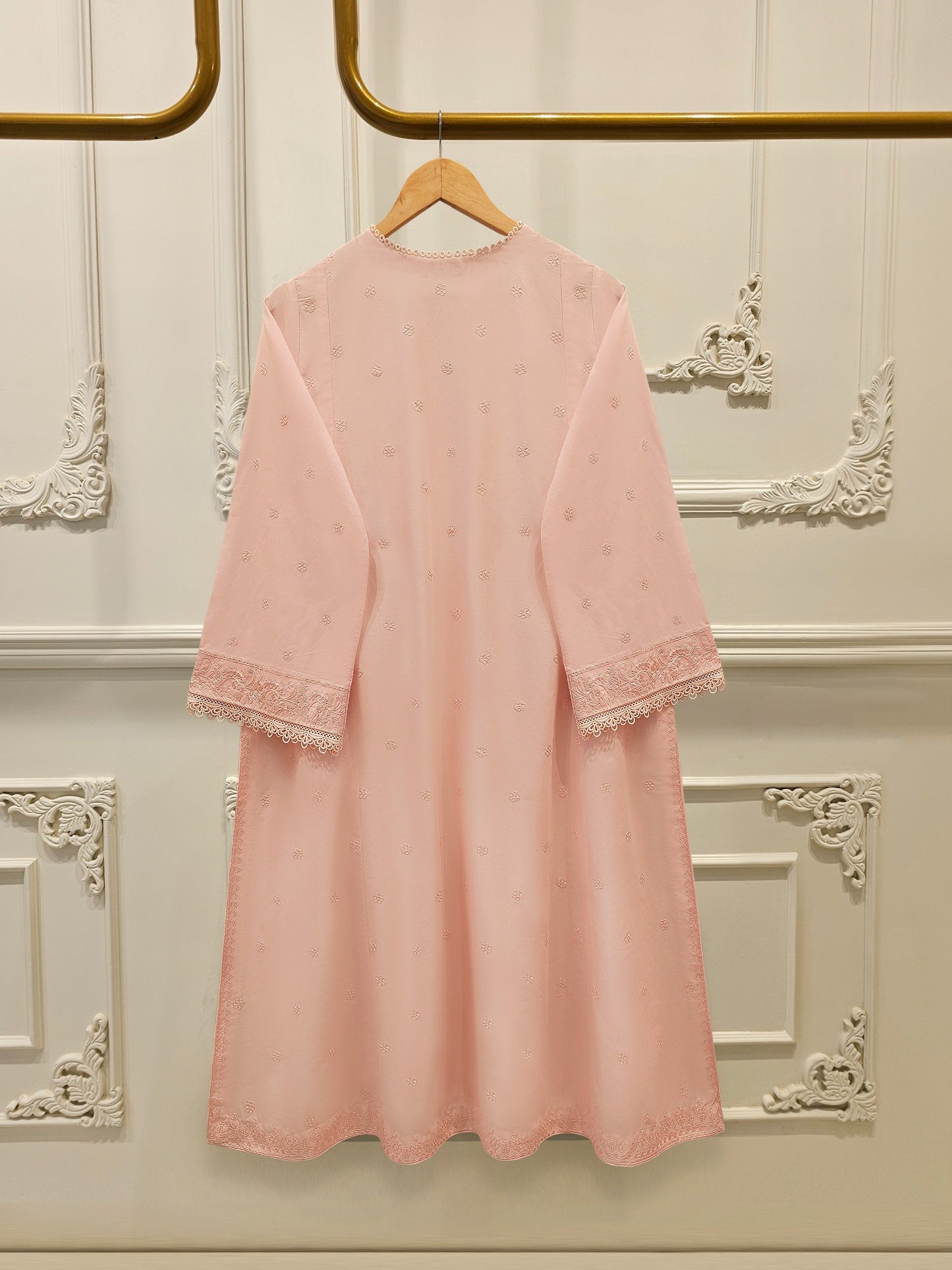 Embroidered Cambric Suit | 3 Piece
