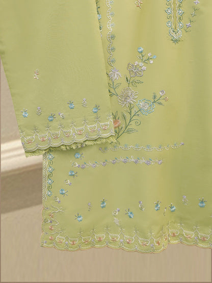 AGHA NOOR 2 Piece - Embroidered Cambric Suit