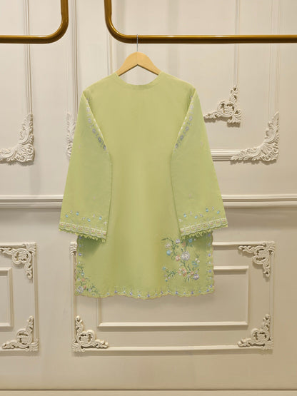 AGHA NOOR 2 Piece - Embroidered Cambric Suit