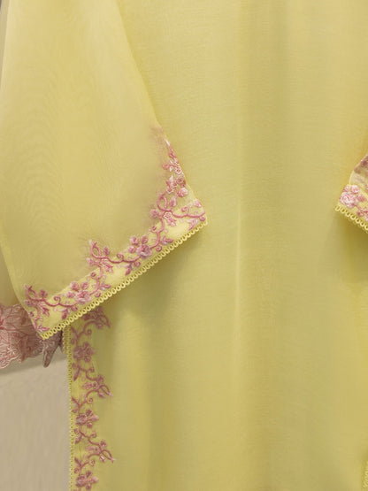 AGHA NOOR Pure Embroidered Cotton Net Suit | 3 Piece