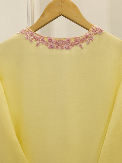AGHA NOOR Pure Embroidered Cotton Net Suit | 3 Piece