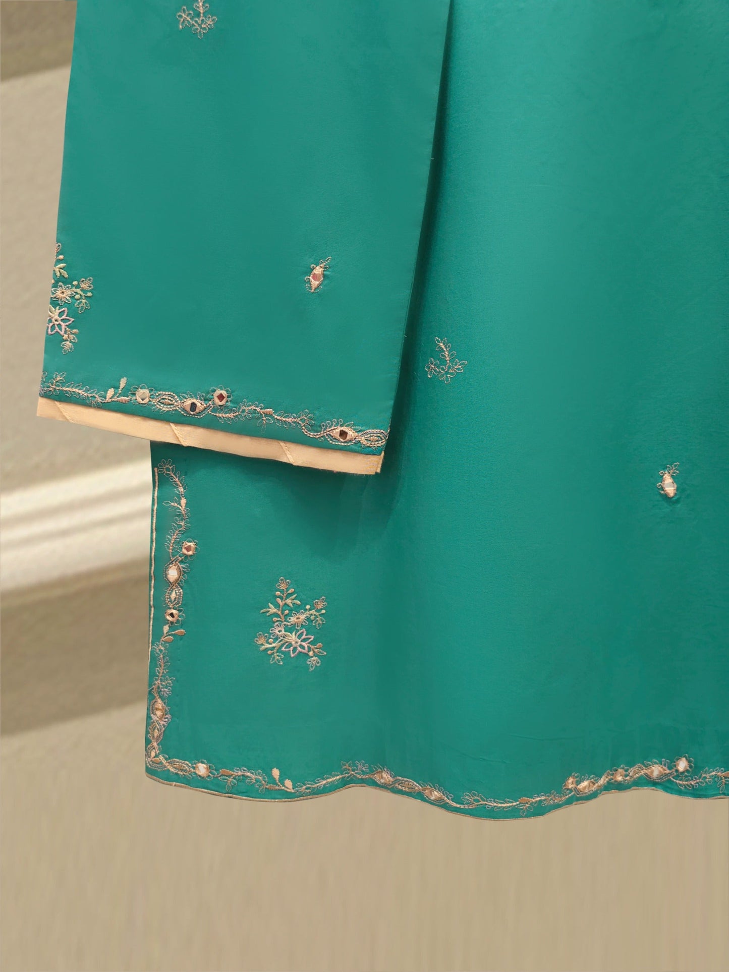 AGHA NOOR   Embroidered Cambric Suit | 2 Piece