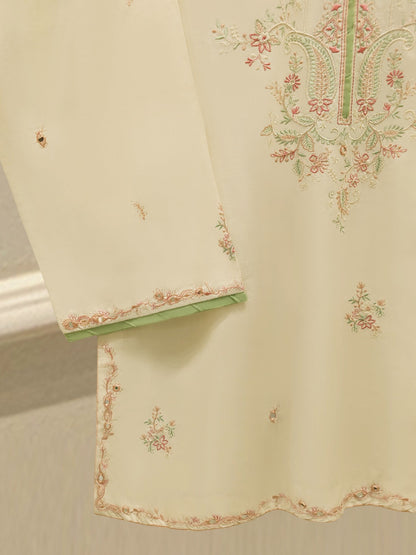 Pure Embroidered Cambric Shirt