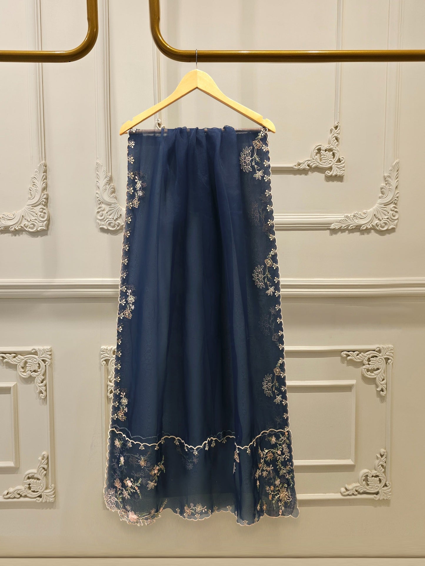 AGHA NOOR 3 Piece - Pure Khaddi Silk Embroidered Suit