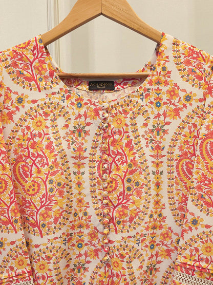 AGHA NOOR 2-piece Digital Printed Cambric Shirt
