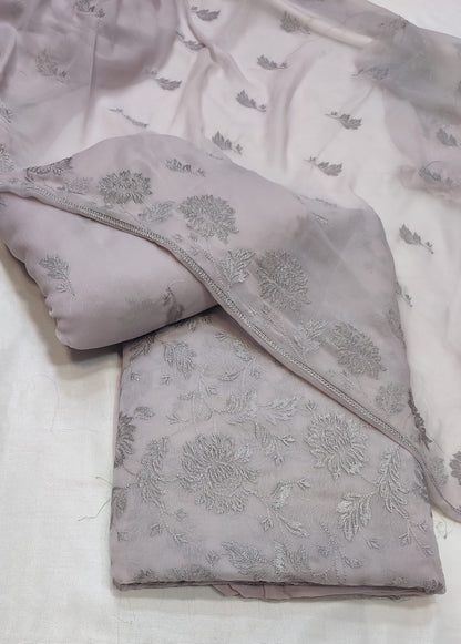 3 pcs Bareeza Chiffon Dress
