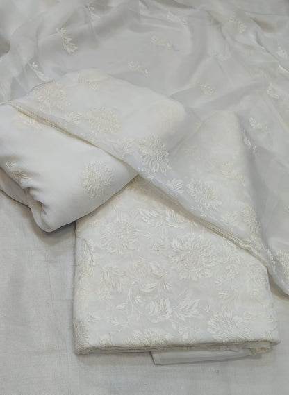 3 pcs Bareeza Chiffon Dress