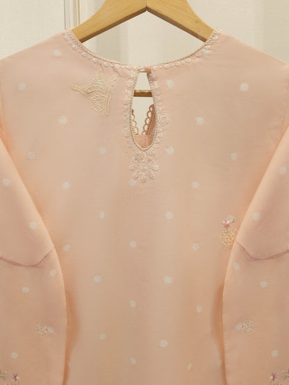 2 Piece - Embroidered Cambric Suit