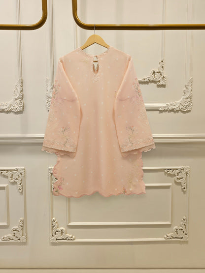 2 Piece - Embroidered Cambric Suit