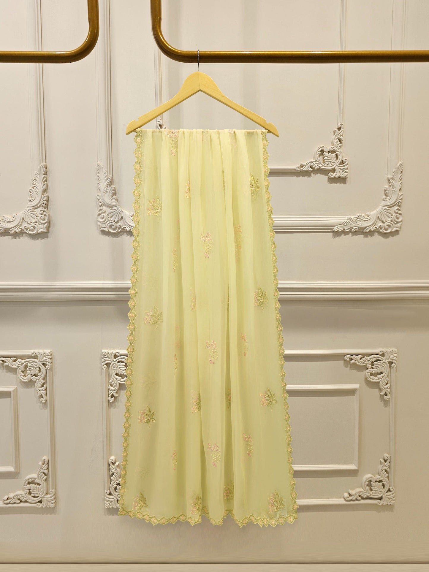 AGHA NOOR 3 Piece - Pure Embroidered Cotton Net Suit