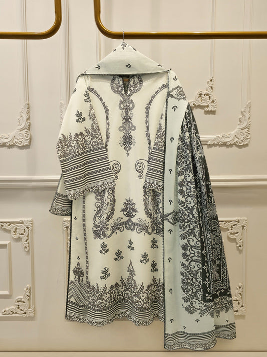 AGHA NOOR 2-Piece Digital Printed Cambric Suit