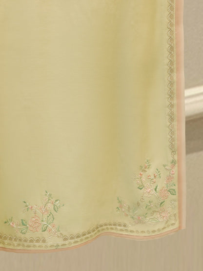 AGHA NOOR 3 Piece - Pure Khaddi Silk Embroidered Suit