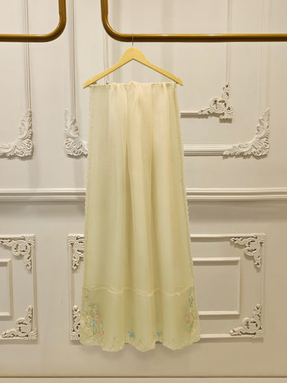 AGHA NOOR 3 Piece - Pure Khaddi Silk Embroidered Suit