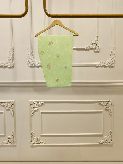 2 Piece - Embroidered Cambric Suit