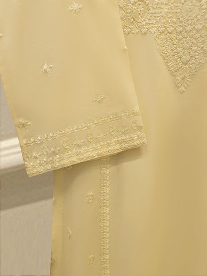 3 Piece - Embroidered Cambric Suit