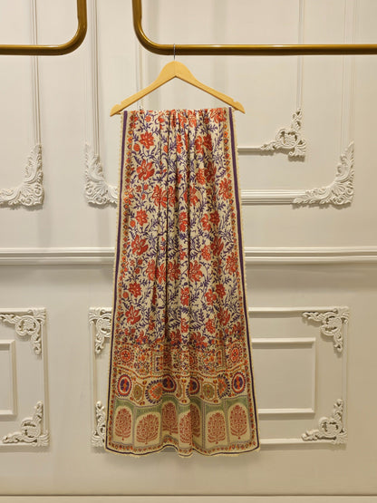 3 Piece - Embroidered Cambric Suit