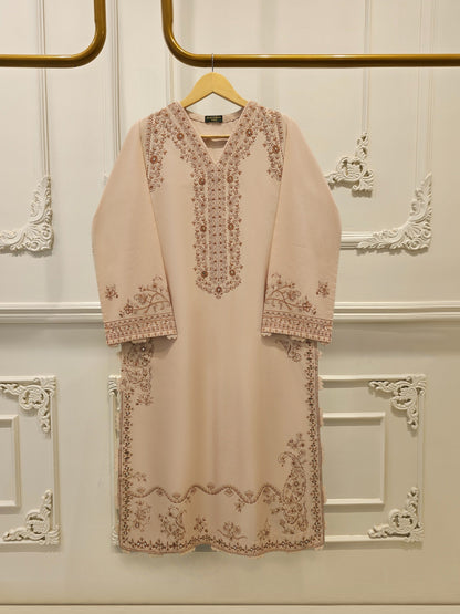 2 Piece - Embroidered Cambric Suit