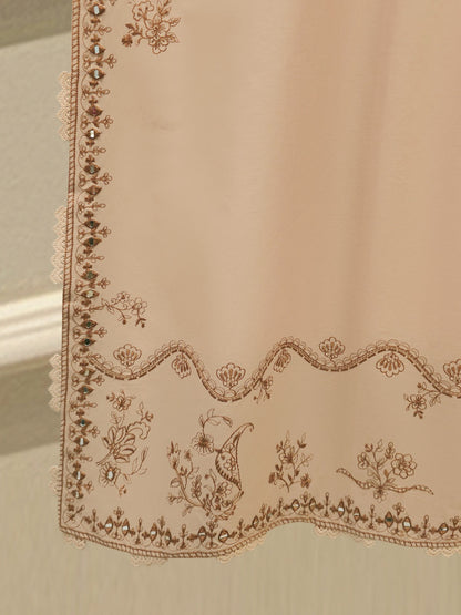 2 Piece - Embroidered Cambric Suit