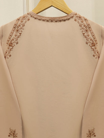 2 Piece - Embroidered Cambric Suit