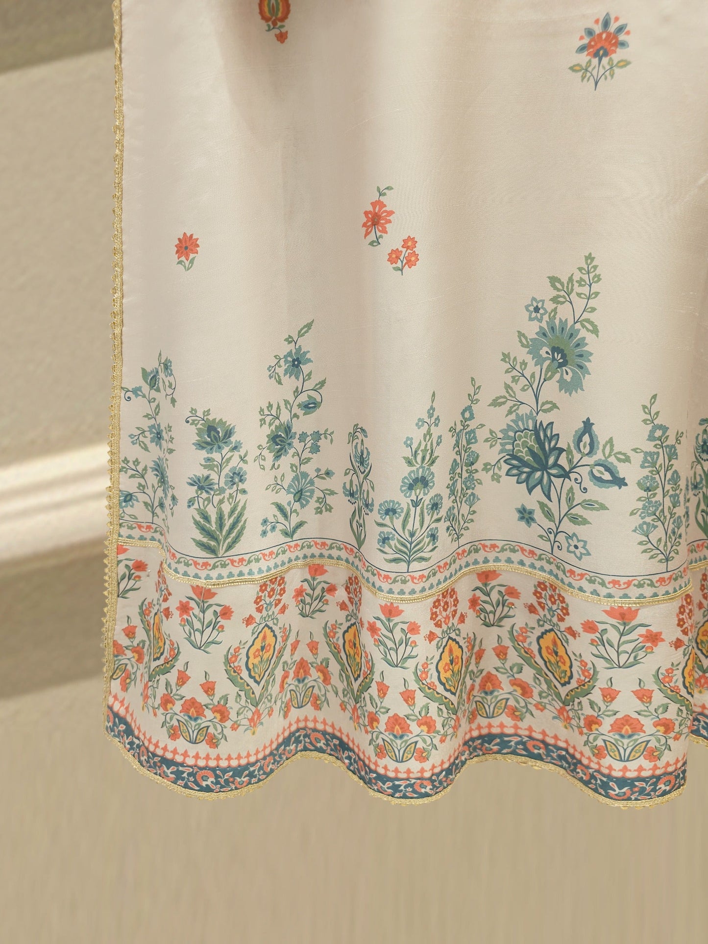 3-Piece Pure Digital Printed Silk Suit – Luxury Elegant Women's Formal Wear