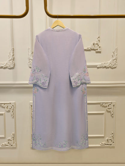 3 Piece - Pure Embroidered Cotton Net Suit