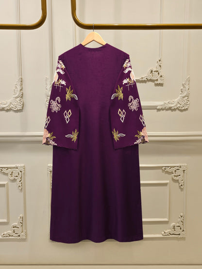 2 Piece - Pure Embroidered Korean Silk Suit