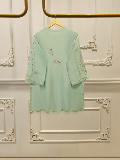 3 Piece- Pure Shisha Silk Embroidered Suit