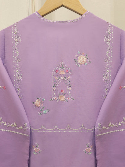 2 Piece - Embroidered Cambric Suit S115007