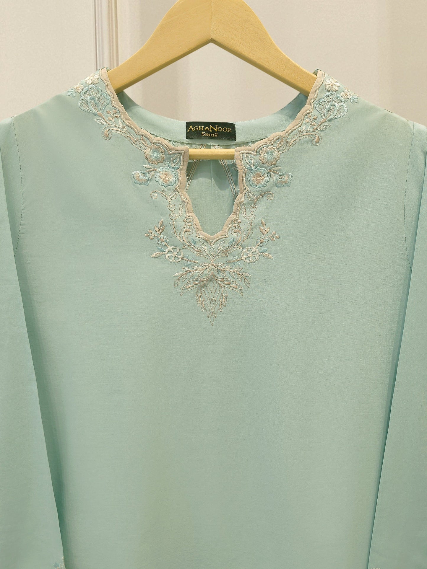 2 Piece - Embroidered Cambric Suit