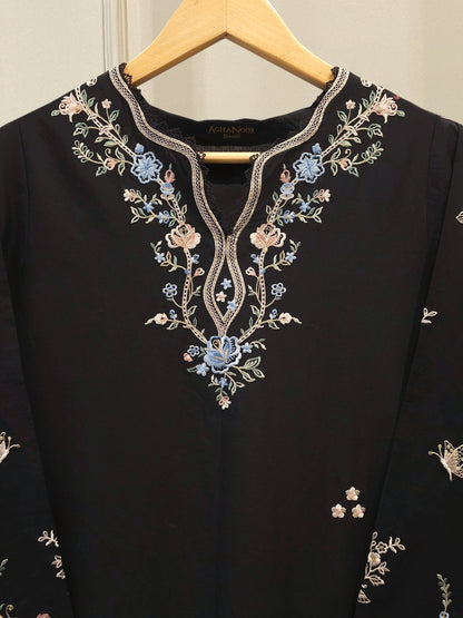 2 Piece - Embroidered Cambric Suit