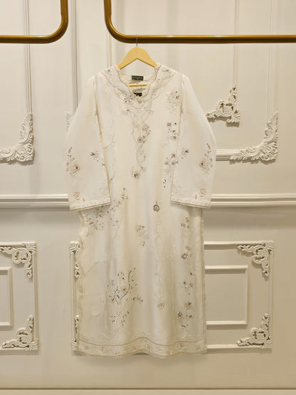 2 Piece- Pure Shisha Silk Embroidered Suit