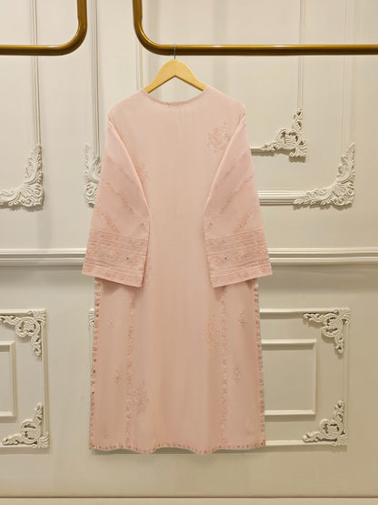 2 Piece - Embroidered Cambric Suit