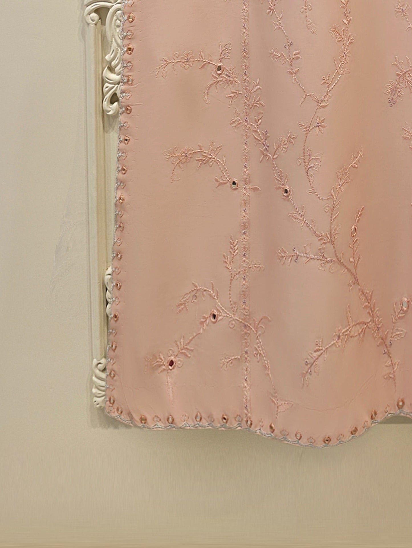 2 Piece - Embroidered Cambric Suit